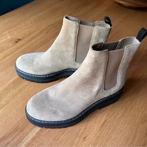 Marc Fisher Padmia tan Suede Boots